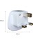Pin Ingiltere Tak Dönüştürücü Seyahat Ac Güç Soketi Uluslararası Adaptör Ab Abd Au Elektrik Evrensel 13A 250V 3250W (Yurt Dışından) 1