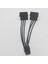 Çift Molex - 6 Pin Adaptör-5 x Çift Molex 4 Pin - 6 Pin Pcı-E Adaptör Kablosu-Siyah (Yurt Dışından) 3