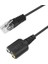 Çift 3,5 mm Ses Jakı Dişi - Erkek Rj9 Fiş Adaptörü Dönüştürücü Kablo Pc Kulaklığı (Yurt Dışından) 4