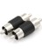 10PCS Düz Av Rca Erkek - Erkek Konnektörler Bağlayıcılar Adaptörler (Yurt Dışından) 5