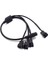 Bakır Dc 5521 - 4pin Pwm 4 Yollu Bilgisayar Pc Fan Güç Adaptörü Kablosu 12 V (Yurt Dışından) 2