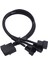 Bakır Molex 3 Yollu 3pin/4pin Bilgisayar Güç Fanı Splitter Adaptör Kablosu 12V (Yurt Dışından) 1