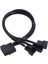 Bakır Molex 3 Yollu 3pin/4pin Bilgisayar Güç Fanı Splitter Adaptör Kablosu 12V (Yurt Dışından) 2