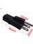 Amerikan Standart Güç Adaptörü, 5-15P 320 C13, Üç Pin, Siyah 15A 125V Güç Fişi Dönüştürücü, Dönüşüm Fişi (Yurt Dışından) 3