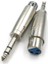 3-Pin Xlr Dişi 1/4 6.35MM Stereo Erkek Fiş Trs Ses Kablosu Kablosu Mikrofon Adaptörü (Yurt Dışından) 3