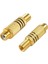 Rca Konnektör Fişi, 6'lı Paket Rca Dişi Fiş Vidaları Ses Video In-Line Jack Adaptörü Aurum Kaplama Lehim Tipi, Aurum (Yurt Dışından) 5