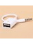 3.5mm Erkek Aux Ses Fişi USB 2.0 Kadın Dönüştürücü Kablosu Kablosu Araba Mp3 Için (Yurt Dışından) 3