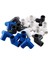 Bahçe Sulama Için 16 Adet Plastik Pvc 20MM Hortum Tee Konektörü (Yurt Dışından) 1