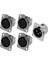 Paket Xlr Jakı 3 Pin - Panel Montajlı Jak D Serisi: 4 Paket Dişi Boyutu Xlr-F ve 4 Paket Erkek Boyutu Xlr-M (Yurt Dışından) 1