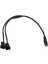 Dc 5521 - 4pin Pwm 4 Pin 2 Yollu Bilgisayar Pc Yönlendirici Fan Güç Adaptörü Kablosu 12 V (Yurt Dışından) 3