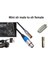 Rexlıs 1ft Mini Xlr Erkek - Xlr Dişi Adaptör Kablosu, 3-Pin Mini Xlr - Xlr Video Kablosu, Bmpcc 4K Bmpcc 6k Sony Canon Kamera Için (Yurt Dışından) 2