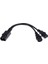 Ups Sunucusu C14 - C13 Y Ayırıcı Uzatma Kablosu Pdu.psu Güç Kablosu Kablosu 30CM (Yurt Dışından) 5