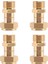 4x Basınçlı Yıkama Makinesi Döner Bağlantı, Bükülmez Hortum Bağlantısı, Bükülmez Metrik M22 14MM Bağlantı, 3000 Psi (Yurt Dışından) 4