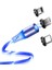 Glow LED Aydınlatma Hızlı Şarj Manyetik USB C Tipi Kablo (Yurt Dışından) 2