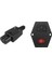 Adet IEC320 C15 Dişi Çıkış Soketi Adaptör Konnektörü & 1 Adet 3 Pin IEC320 C14 Ac Giriş Erkek Priz (Yurt Dışından) 3