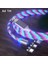 Glow LED Aydınlatma Hızlı Şarj Manyetik USB C Tipi Kablo (Yurt Dışından) 4