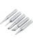 Kalay Kurşun Lehim Çekirdek Akı Lehimleme Kaynak Lehim Teli Makara Makarası 0.8mm 63/37 ve P36 Lehimleme Istasyonu Konik Konik 60 W Havya Ucu 5 Adet (Yurt Dışından) 4