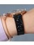Bileziği Taşlı Siyah/rose Gold Kadın Kol Saati + Zirkon Taşlı Bileklik 2