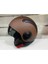 Kask Sx.10 Mat Kahverengi Çenesiz Güneş Gözlüklü 1