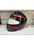 Kask FS-867 Mat Grey/black/red Güneş Vizörlü 3