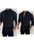 Erkek Slimfit Kesim Likralı Poplin Kumaş Gömlek 1