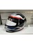 Kask FS-867 Mat Silver/blye/red Güneş Vizörlü 1