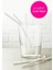 3 Adet Kokteyl Sunum Pipeti Cam Pipet Isıya Dayanıklı Eğimli 20CM Şeffaf Cam Pipet Tekli 5