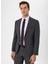 Normal Bel Slim Fit Siyah Erkek Takım Elbise TK1006900261 5