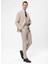 Normal Bel Slim Fit Bej Erkek Takım Elbise TK1020000267 3