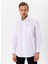 Regular Fit Klasik Yaka Düz Beyaz Erkek Gömlek GM1001400254 2