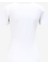 Bisiklet Yaka Baskılı Beyaz Kadın T-Shirt 75PAHF03 2