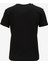 Bisiklet Yaka Baskılı Siyah Kadın T-Shirt 75PAHG06 2