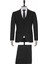 Normal Bel Slim Fit Siyah Erkek Takım Elbise TK1001100128 1