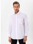 Regular Fit Klasik Yaka Düz Beyaz Erkek Gömlek GM1001400260 2