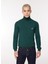 Dik Yaka Normal Düz Koyu Yeşil Erkek Kazak 23IU1M0A0159002_MAGLIA Lupetto 2