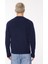Klasik Yaka Normal Düz Mavi Erkek Kazak K2112PW_SEBASTIEN Lambswool 5