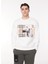 Kapüşon Yaka Krem Erkek Sweatshırt Sew G629 Vır_snapshot Regular Fıt 5