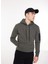 Kapüşon Yaka Siyah - Haki Erkek Sweatshırt Hew G511 Repocket_repocket Regular 1