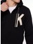 Kapüşon Yaka Siyah Erkek Sweatshırt Hzw G500 Key_downtown Regular Fıt 5
