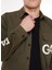 Regular Fit Haki Baskılı Erkek Gömlek Cmw G520 Garments_garments Regular 4