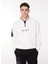 Kapüşon Yaka Krem Erkek Sweatshırt Szw G540 Rekst_reflector Regular 1