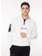 Kapüşon Yaka Krem Erkek Sweatshırt Szw G540 Rekst_reflector Regular 2