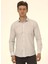 Slim Fit Klasik Yaka Düz Mavi - Buz Erkek Gömlek GM1007100576 1
