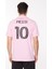 Pembe Erkek Bisiklet Yaka Forma JE9701-MESSI 10 Inter Mıamı Jersey 5