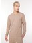 Bisiklet Yaka Kahve Erkek T-Shirt TI2547SS 3