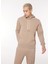 Kapüşon Yaka Kahve Erkek Sweatshırt FI2545SS 1