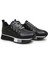 Monza Deri Sneaker Siyah 2
