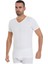 Yıldız 3'lü %100 Pamuk Ribana V Yaka T-Shirt Q60 1
