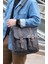 Erkek Crossbody Sırt Çantası Retro Erkek Çantası Rahat Omuz Crossbody Çanta Pu Deri Büyük Çanta Çanta (Yurt Dışından) 4