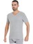 Yıldız 3'lü %100 Pamuk Ribana V Yaka T-Shirt Q60 1